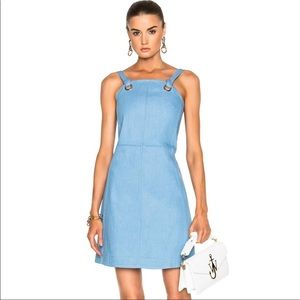 rag & bone Suffolk light blue denim apron dress size 2